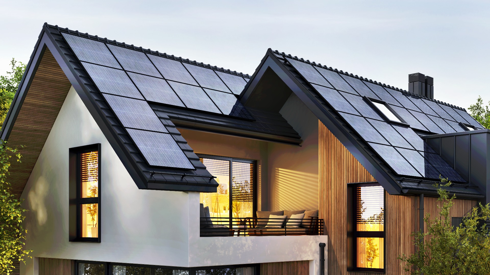 Einfamilienhaus in Duisburg mit Solar auf dem Dach